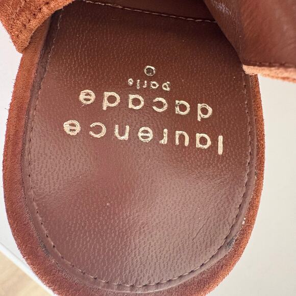 Laurence Dacade Couture Paris Suede LaceUp Bootie Block Heel - Picture 7 of 15